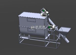 工业粉末搅拌机图纸下载 工程机械 建筑机械图纸 沐风网